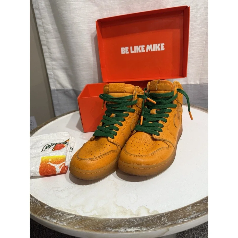 Size 7- Air Jordan 1 Retro OG G8RD High Orange Peel Gatorade DS NEW